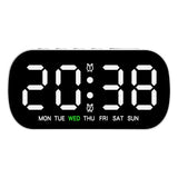 Electronic alarm clock with LED digital display