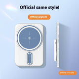 5000mAh magnetic power bank wireless charger